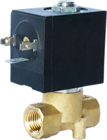 2-Way, Direct Acting Solenoid Valve, Normally Closed