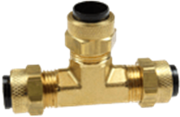 Union Tees Poly Tube Compression Fittings