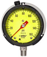 SOLFRUNT 1981 Solid Front 316 Stainless Steel Pressure Gauge