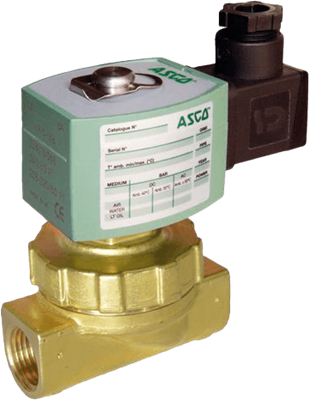 Asco Series 220 Steam & Hot Water Solenoid Valves 