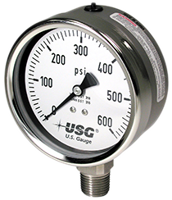 Model 656 6" - 160mm Liquid Filled Pressure Gauge