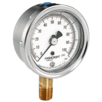 Ashcroft Special Application Pressure Gauge, 1122 KE/KF