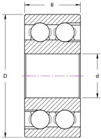 5300W Series Double Row Ball Bearing   