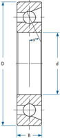 7200 Series Angular Contact Ball Bearing