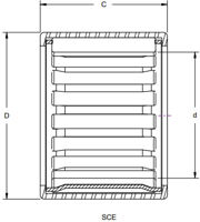 SCE/BCE Series Needle Roller Bearings and Races