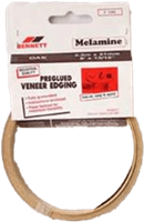 Bennett F/White Iron-On Preglued Edge Banding