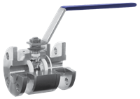 Cameron Split-Body Flanged Ball Valve, 1800