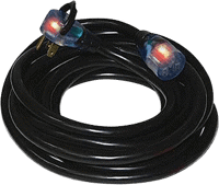 25' 8/3 Pro Grip® Black Weld Extension Cord with HDL