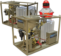 Wetblast FLEX™: Skid-Mounted, All-in-One, Dust-Suppressing Wetblast System