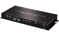 Fiber Optic Bidirectional HDMI and DisplayPort Transceiver and Scaler