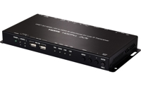 Cat6A Bidirectional HDMI and DisplayPort Transceiver and Scaler