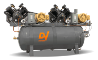 DV Systems 10 HP Duplex Heavy Duty Industrial Series