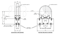 WSBU-01 E-Z LINE® Wide Flange, Shim Block And U-Bolt Assembly