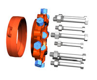 MEGAFLANGE® Series 2100 Restrained Flange Adapter