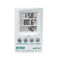 445702 Hygro-Thermometer Clock