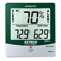 445814 Hygro-Thermometer Humidity Alert with Dew Point