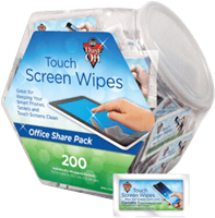 Touch Screen Wipes - Office Share Pack 200 Count