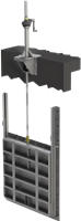 Slide Gates for Submerged Apertures