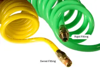 Flexcoil® Polyurethane Spiral Coils with Fittings