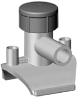 PE2406/PE2708 Electrofusion Tapping Tee with Butt Outlet, Outlet Size: 1/2" CTS