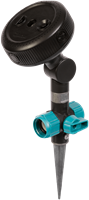 Adjustable Spot Sprinkler with Spike Base