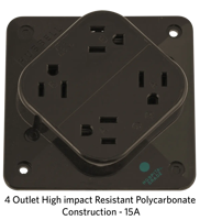 4-PLEX® Hospital Grade Receptacles