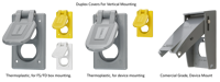 Heavy Duty Weatherproof Covers for Duplex, GFCI, Surge Receptacles and Style Line® Devices