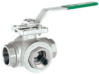 514F 3-Way Ball Valve