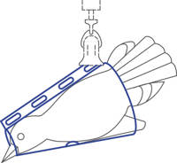 Bird Weighing Cone for Spring Balances