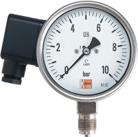 DZF26 - Stainless Steel Pressure Gauge with Analog Output