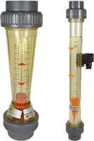 KSM - All-Plastic Flow Meter and Switch for Liquids or Gases