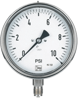 MAN-R - Bourdon Tube Pressure Gauge