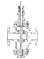 Series V800/V801 Top & Bottom Guided Double Seated Globe Valve