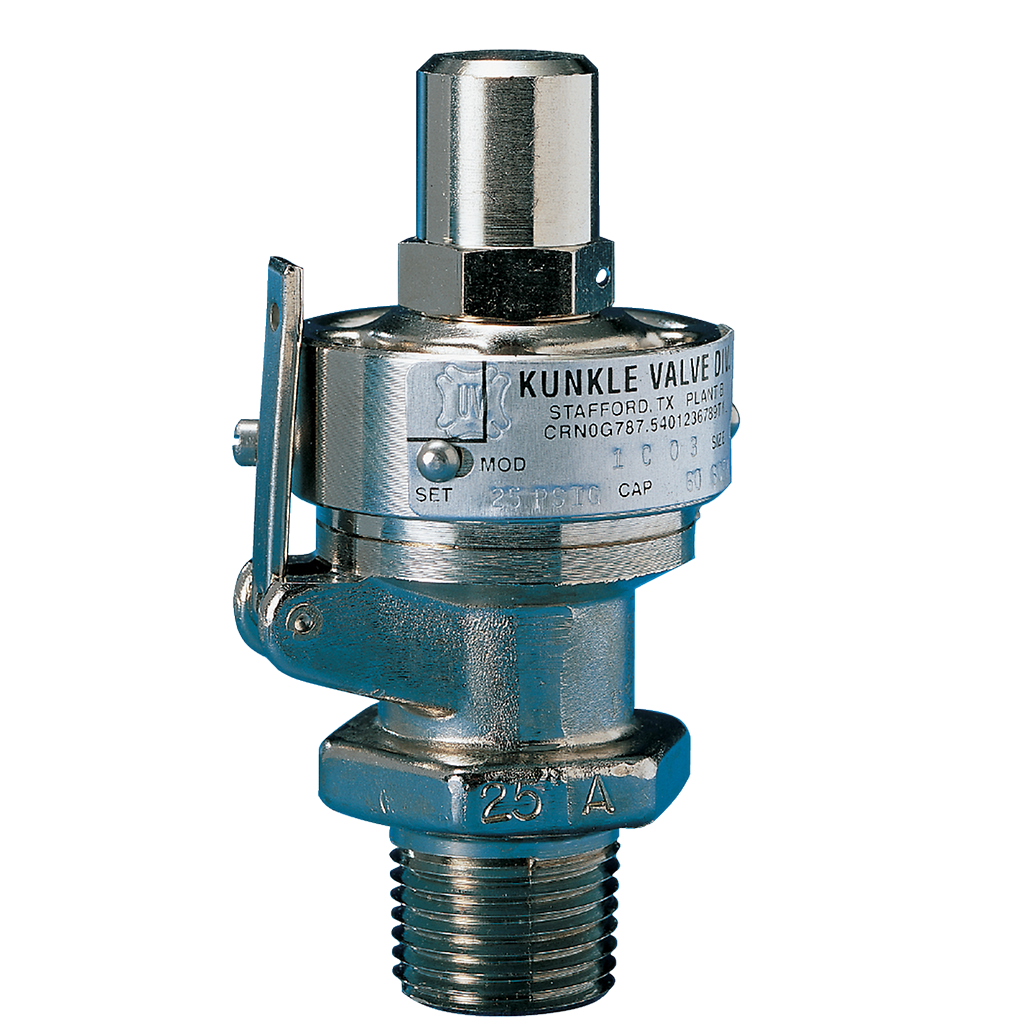 Kunkle Models 1 & 2 Safety Valve JMC Instruments and Controls