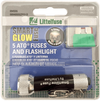 00940555ZPGLO Series - SMARTGLOW® ATO® Fuse Assortment 5PK w/ Flashlight