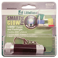 00940556ZPGLO Series - SMARTGLOW® MINI® Fuse Assortment 5PK w/ Flashlight 