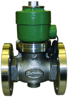 Fig 710FSS / 710FSM Solenoid Valve, SS (PTFE), Flanged