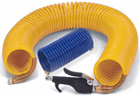 Nylon Self-Storing Air Hose & Blow Gun