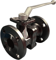 2 Piece Carbon Steel Flanged Ball Valve #256F-150DM