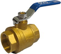 2 Piece Forged Brass Ball Valve #200BRFT