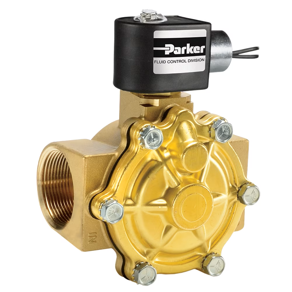 Parker 2Way Normally Closed, 1½" NPT General Purpose Solenoid Valves