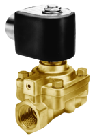 Parker 2-Way Normally Closed, 2" NPT General-Purpose Solenoid Valves