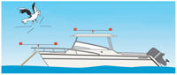 Gullsweep® Bird Deterrent for Boats - Standard Model