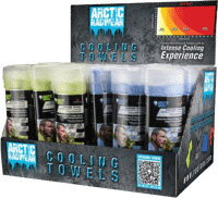 Arctic Radwear® Cooling Towel Counter Display