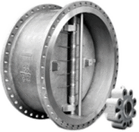 API 594 Dual Door Wafer Check Valves