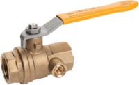 s.82 NPT 1/2” - 2” Side Drain Hot Forged Brass Ball Valve