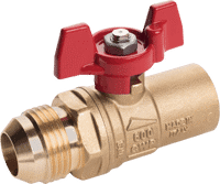 s.195 Flare by Solder End Ball Valve