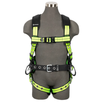 PRO+ Construction Harness: 3D, QC Chest, TB Legs, TB Torso