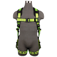 PRO+ Full Body Harness: 1D, QC Chest, TB Legs