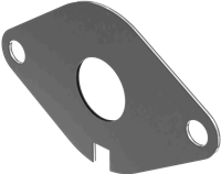 Sealmaster Backside Shield - Nitrile Rubber Gasket and 304 Stainless Plate - 2BSS-16 SHIELD